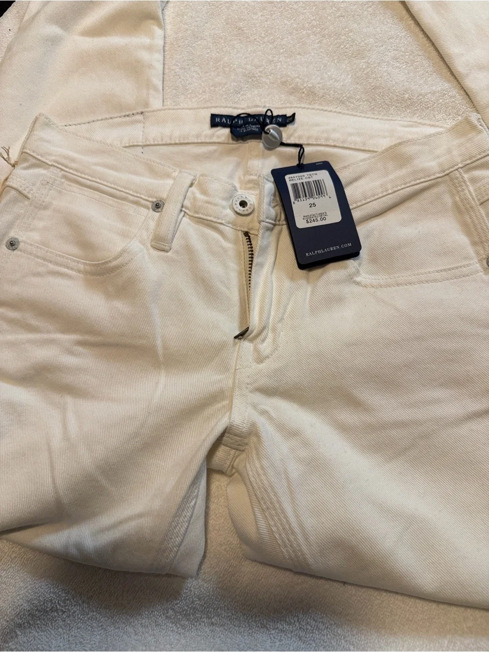 Ralph Lauren Slim White women’s Jeans